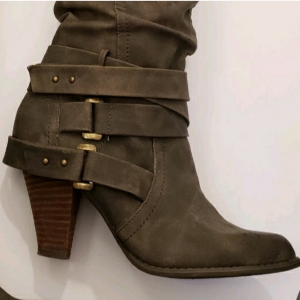 Not Rated - Knee High Boots - Pleated - Picture 2 of 10